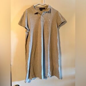 Women’s Gray Polo Shirt dress